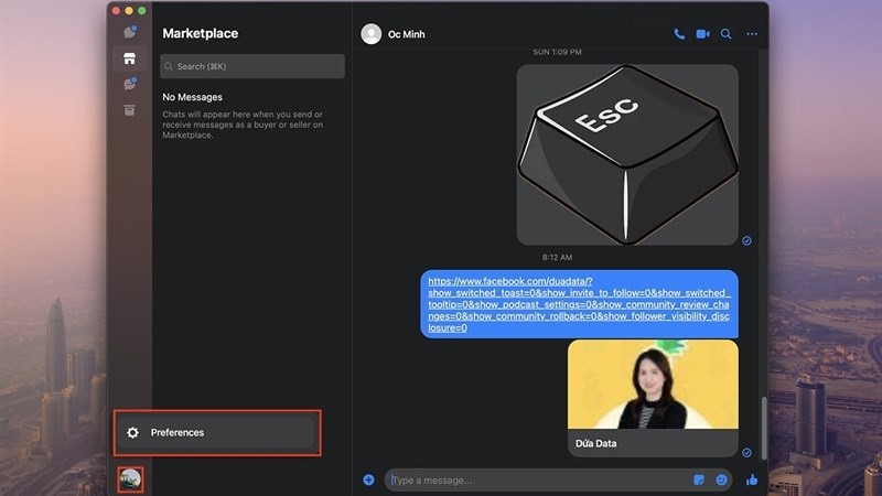 Cách bật chế độ tối Messenger trên MacBook giúp bạn bảo vệ đôi mắt Cách bật chế độ tối Messenger trên MacBook giúp bạn bảo vệ đôi mắt