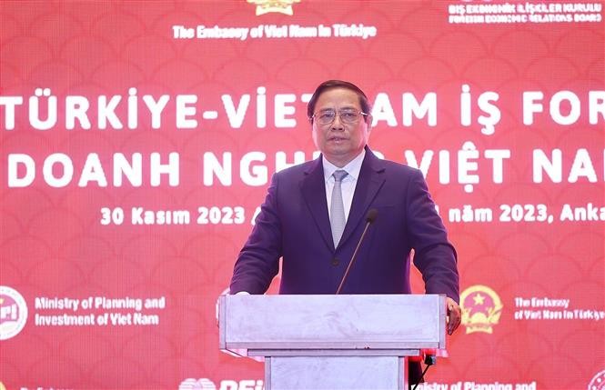Thủ tướng Phạm Minh Chính dự Diễn đàn doanh nghiệp Thổ Nhĩ Kỳ-Việt Nam và tiếp các tập đoàn kinh tế hàng đầu Thủ tướng Phạm Minh Chính dự Diễn đàn doanh nghiệp Thổ Nhĩ Kỳ-Việt Nam và tiếp các tập đoàn kinh tế hàng đầu