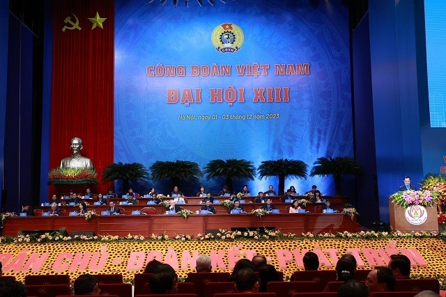 Đại hội XIII Công đoàn Việt Nam khai mạc phiên trọng thể Đại hội XIII Công đoàn Việt Nam khai mạc phiên trọng thể tại Hà Nội