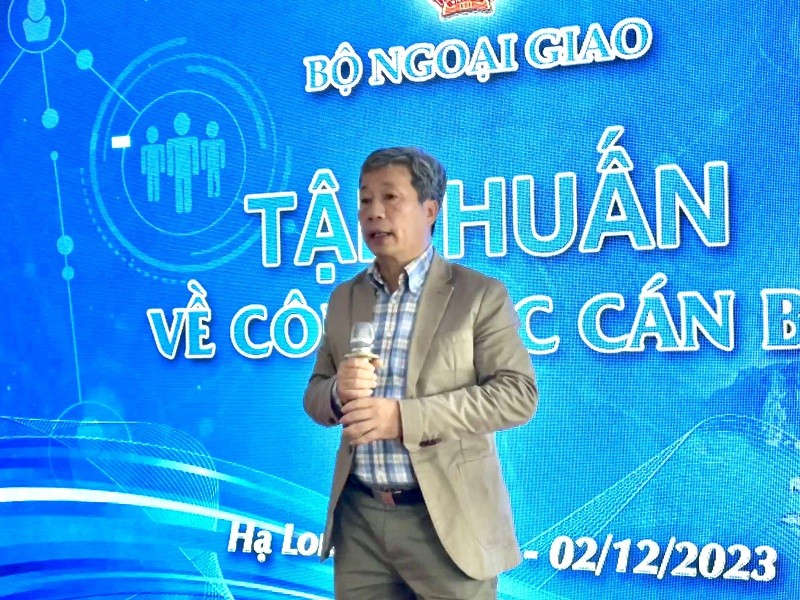 Bộ Ngoại giao tập huấn về công tác cán bộ