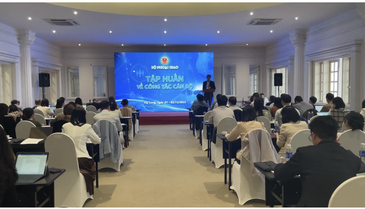 Bộ Ngoại giao tập huấn về công tác cán bộ