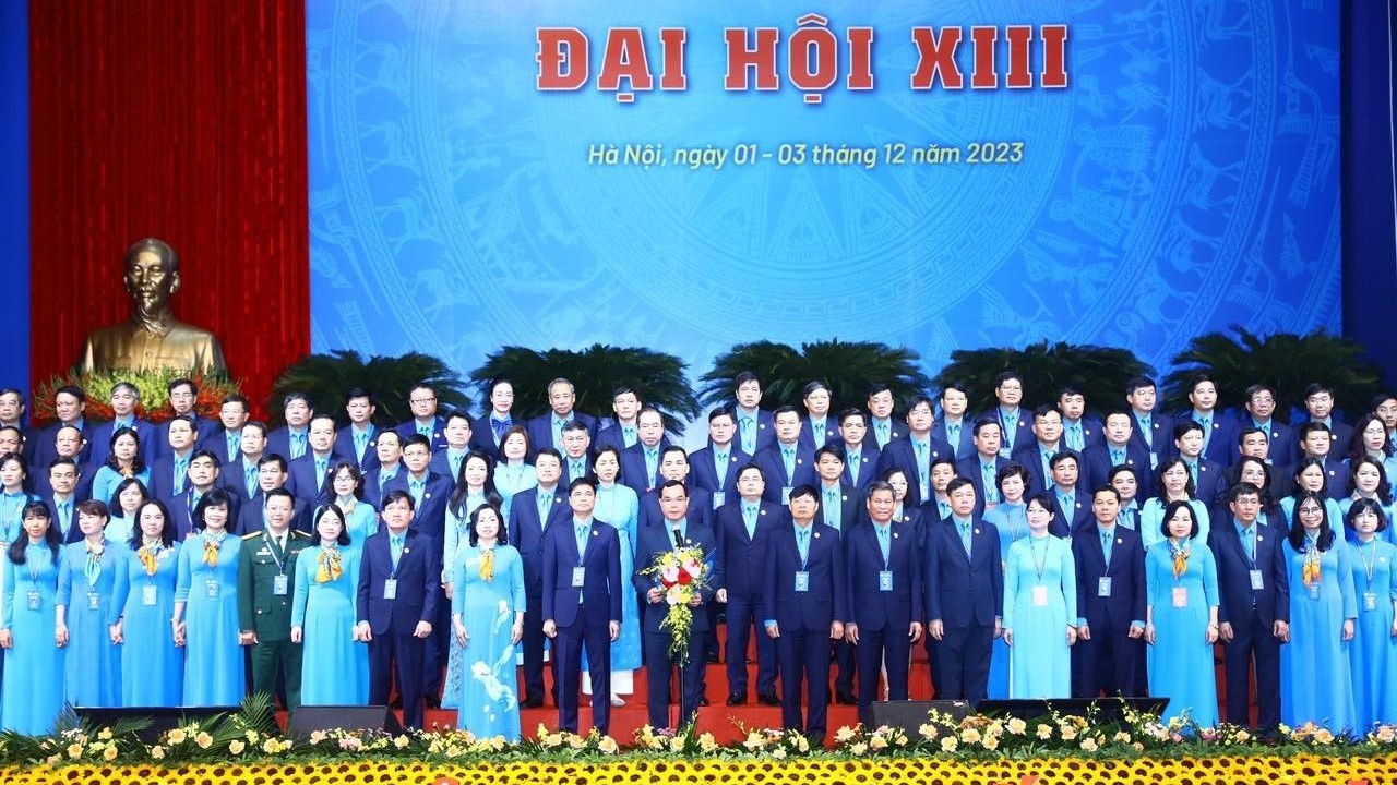 be mac dai hoi xiii cong doan viet nam