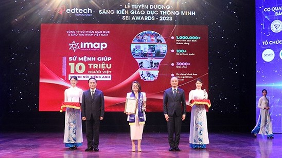 IMAP nhận giải thưởng Sáng kiến giáo dục thông minh - SEI Awards 2023