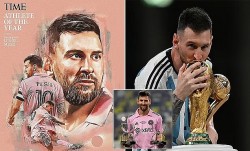 Tạp chí Time bình chọn Lionel Messi là vận động viên xuất sắc nhất năm 2023