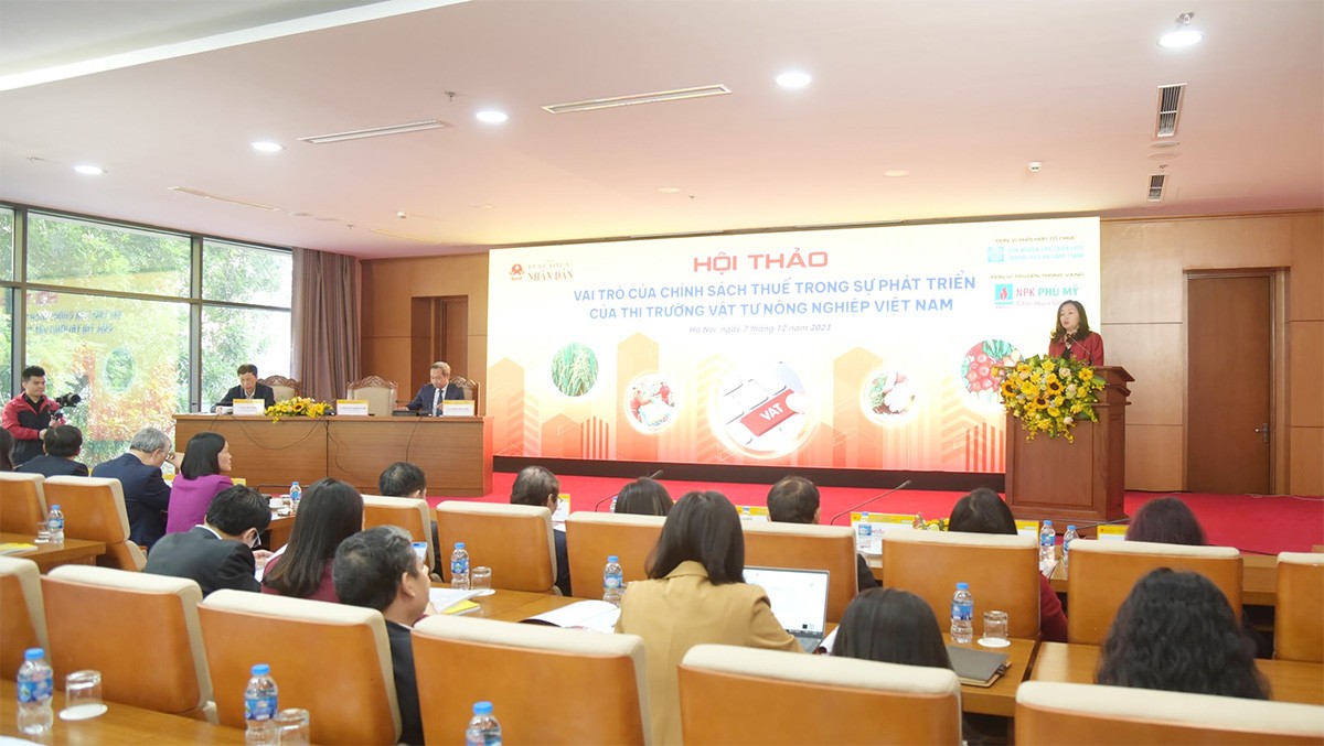 Sẽ đưa phân bón và vật tư nông nghiệp vào diện chịu thuế GTGT