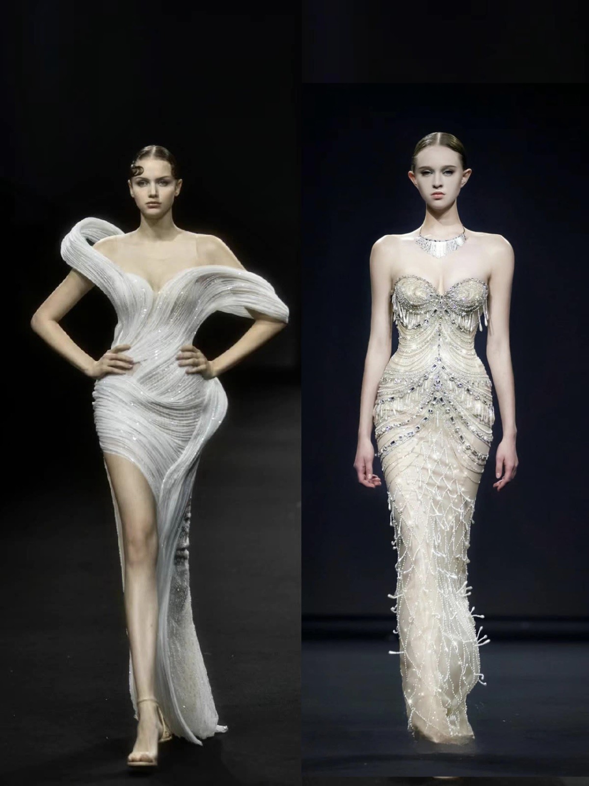 Người mẫu diện hai trang phục của Dương Siêu Việt, Mao Hiểu Đồng trong show của Trà Linh. Hoạt động trong lĩnh vực thời trang Việt với bề dày hơn 10 năm, nhà thiết kế từng làm trang phục cho diễn viên Phạm Băng Băng, Mai Davika, Baifern Pimchanok, Dương Tử, Lưu Diệc Phi... Cô có kế hoạch phát triển thêm ở thị trường Trung Đông, châu Âu, châu Mỹ.