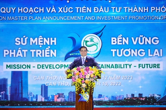 Thủ tướng Phạm Minh Chính nhấn mạnh: Huy động nguồn lực là vấn đề quan trọng nhất để triển khai Quy hoạch TP. Cần Thơ - Ảnh: VGP/Nhật Bắc Thủ tướng Phạm Minh Chính nhấn mạnh: Huy động nguồn lực là vấn đề quan trọng nhất để triển khai Quy hoạch TP. Cần Thơ - Ảnh: VGP/Nhật Bắc