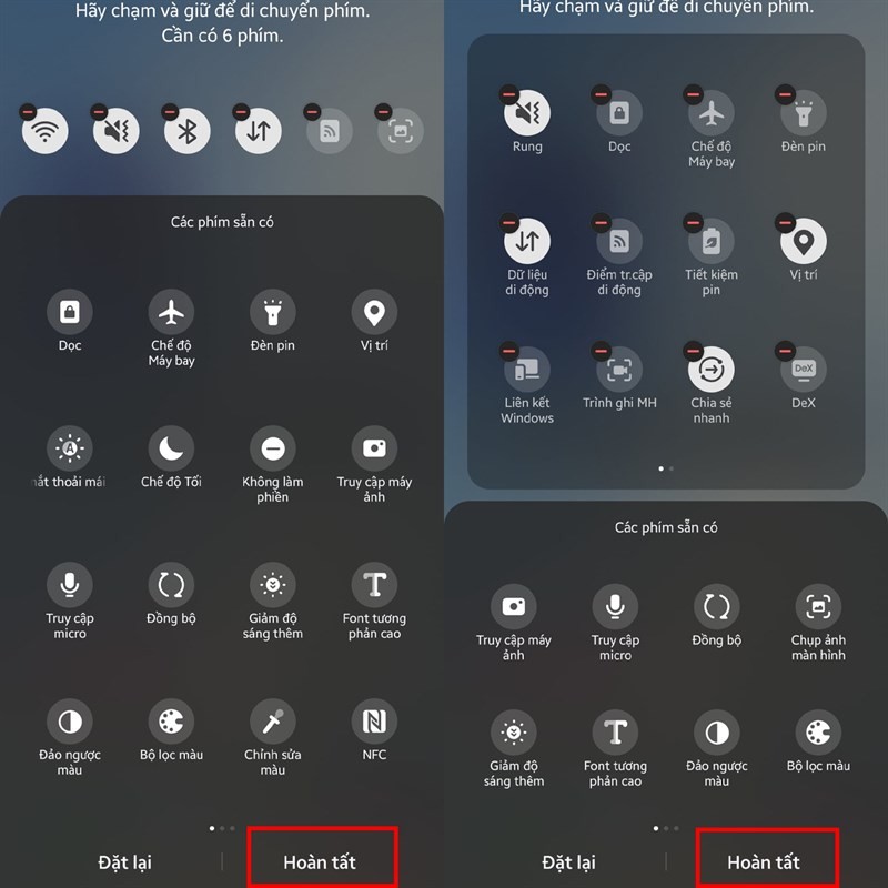 Cách chỉnh bố cục trung tâm điều khiển trên One UI 6 đơn giản, tiện lợi