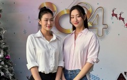 Hoa hậu Lương Thùy Linh và Đoàn Thiên Ân trao tặng sân chơi cho bệnh nhi Bệnh viện Nhi đồng 1