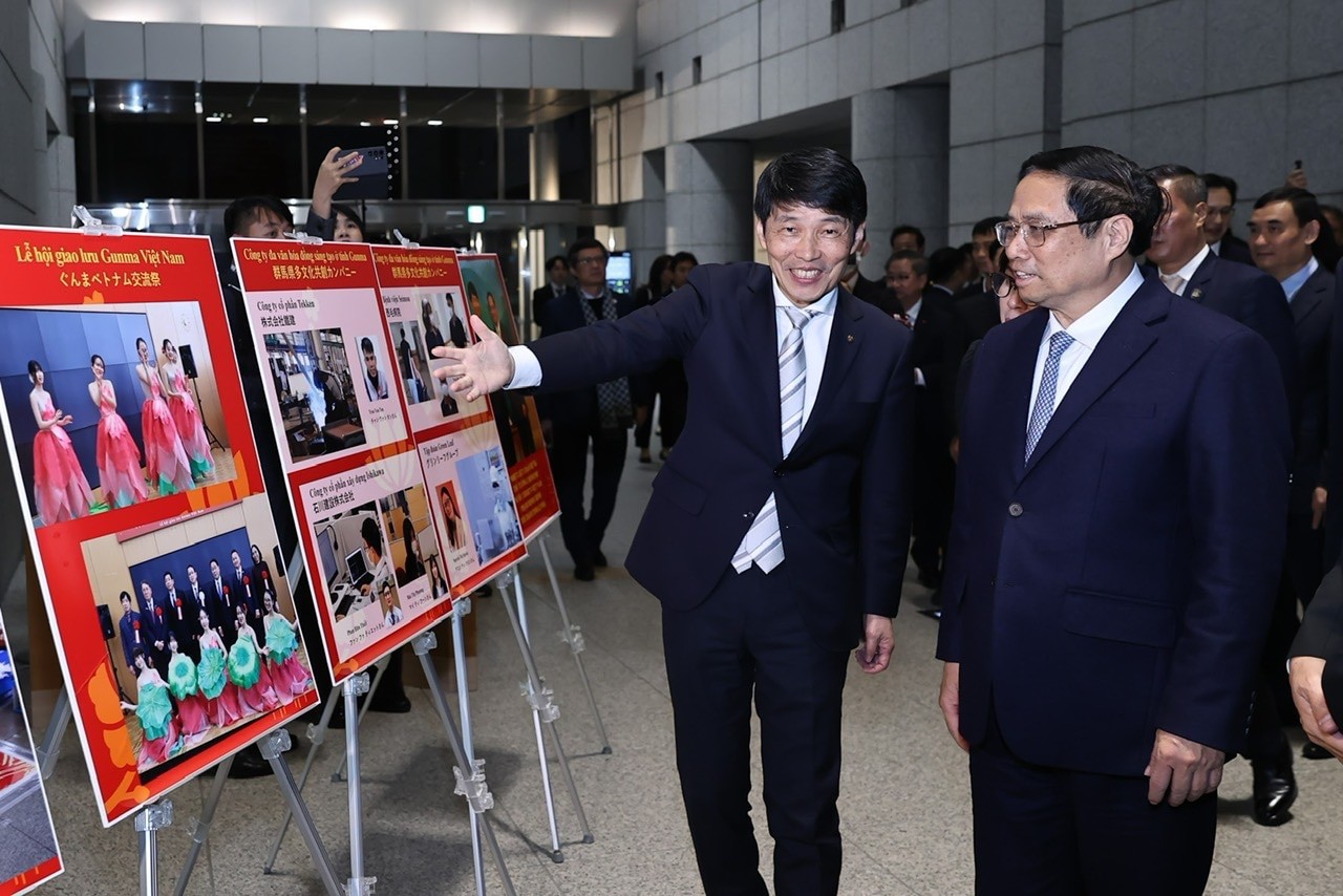 Thủ tướng khuyến khích doanh nghiệp tỉnh Gunma, nơi có 12.000 người Việt tiếp tục đầu tư vào Việt Nam