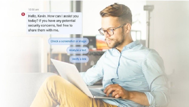 Người dùng có thể truy cập ứng dụng Scamio thông qua trình duyệt web hoặc Messenger sau khi thiết lập tài khoản Bitdefender. Người dùng có thể truy cập ứng dụng Scamio thông qua trình duyệt web hoặc Messenger sau khi thiết lập tài khoản Bitdefender.