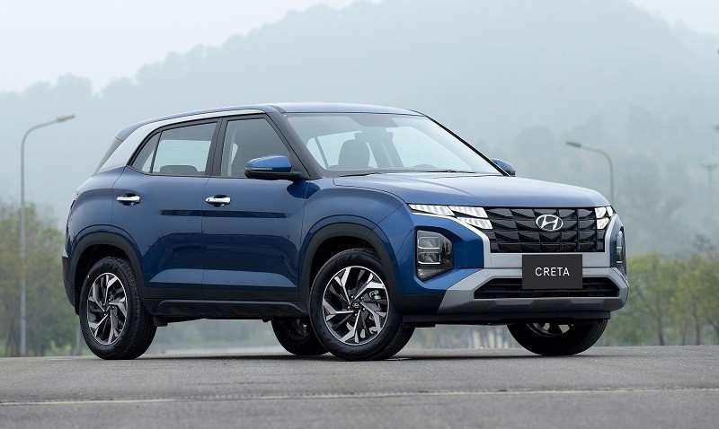 Top 5 xe CUV cỡ B bán chạy nhất tháng 11/2023: Hyundai Creta tiếp tục dẫn đầu.