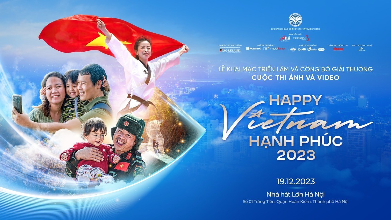 30 tác phẩm ảnh, video được trao giải cuộc thi 'Việt Nam hạnh phúc - Happy Vietnam' năm 2023 30 tác phẩm ảnh, video được trao giải cuộc thi 'Việt Nam hạnh phúc - Happy Vietnam' năm 2023