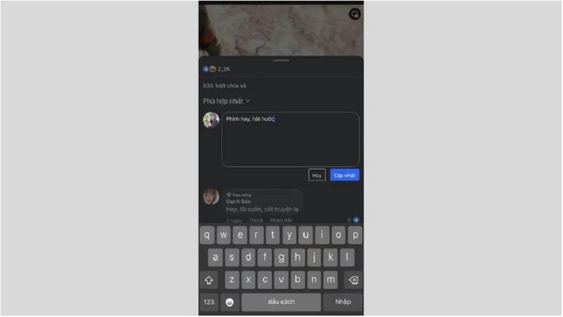 Chỉnh sửa bình luận trên Facebook chỉ với vài thao tác đơn giản Chỉnh sửa bình luận trên Facebook chỉ với vài thao tác đơn giản