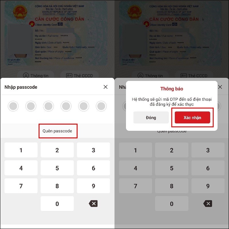 Hướng dẫn cách lấy lại mã passcode trên VNeID nhanh chóng, hiệu quả