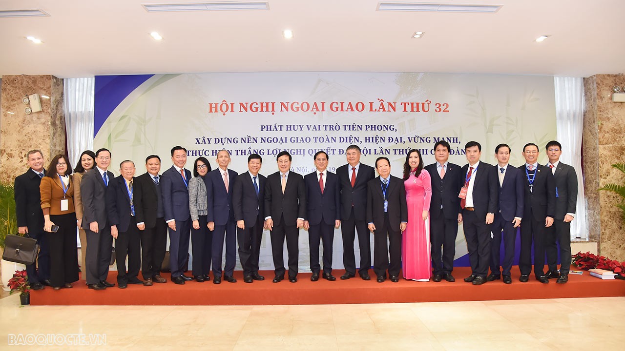 Toàn cảnh Lễ khai mạc Hội nghị Ngoại giao 32 qua ảnh