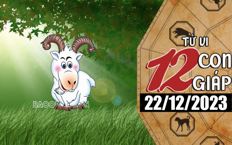 Tử vi hôm nay, xem tử vi 12 con giáp hôm nay ngày 22/12/2023: Tuổi Mùi tin vui tài lộc
