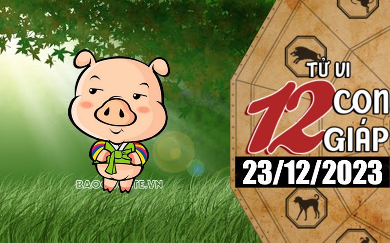 Tử vi hôm nay, xem tử vi 12 con giáp hôm nay ngày 23/12/2023: Tuổi Hợi công việc thuận lợi Tử vi hôm nay, xem tử vi 12 con giáp hôm nay ngày 23/12/2023: Tuổi Hợi công việc thuận lợi