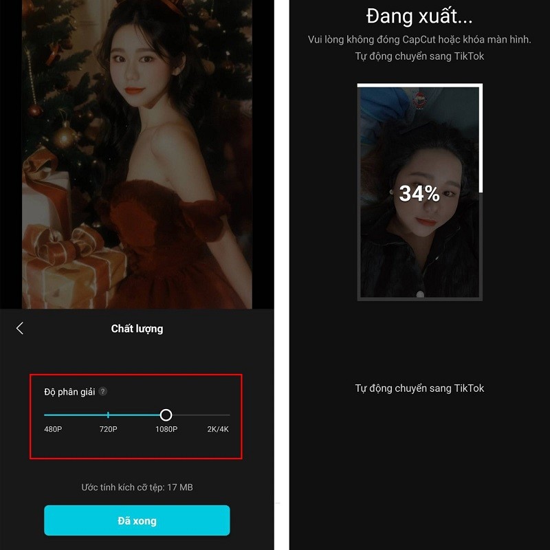 Cách dùng hiệu ứng ghép mặt Giáng Sinh trên CapCut siêu đơn giản