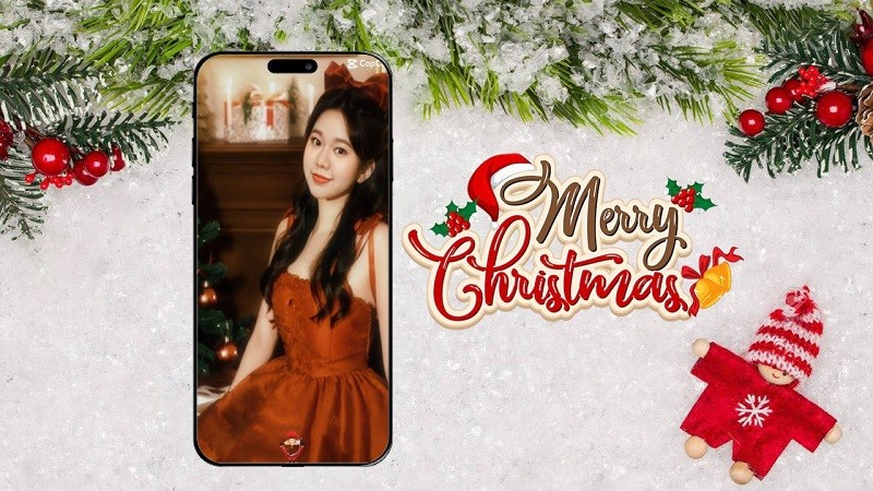 Cách dùng hiệu ứng ghép mặt Giáng Sinh trên CapCut siêu đơn giản