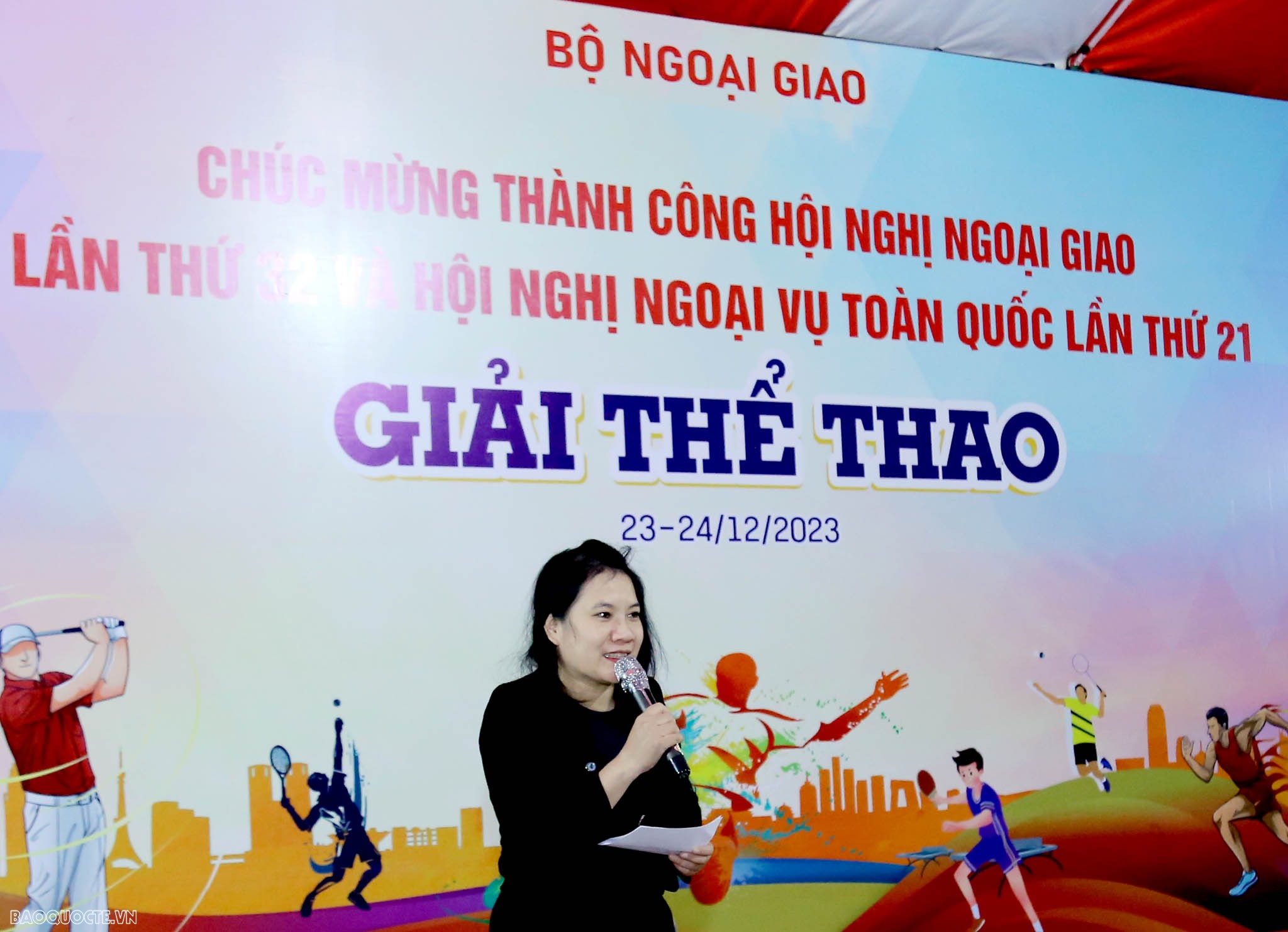 Khai mạc giải thể thao chào mừng Hội nghị Ngoại giao 32 và Hội nghị Ngoại vụ 21