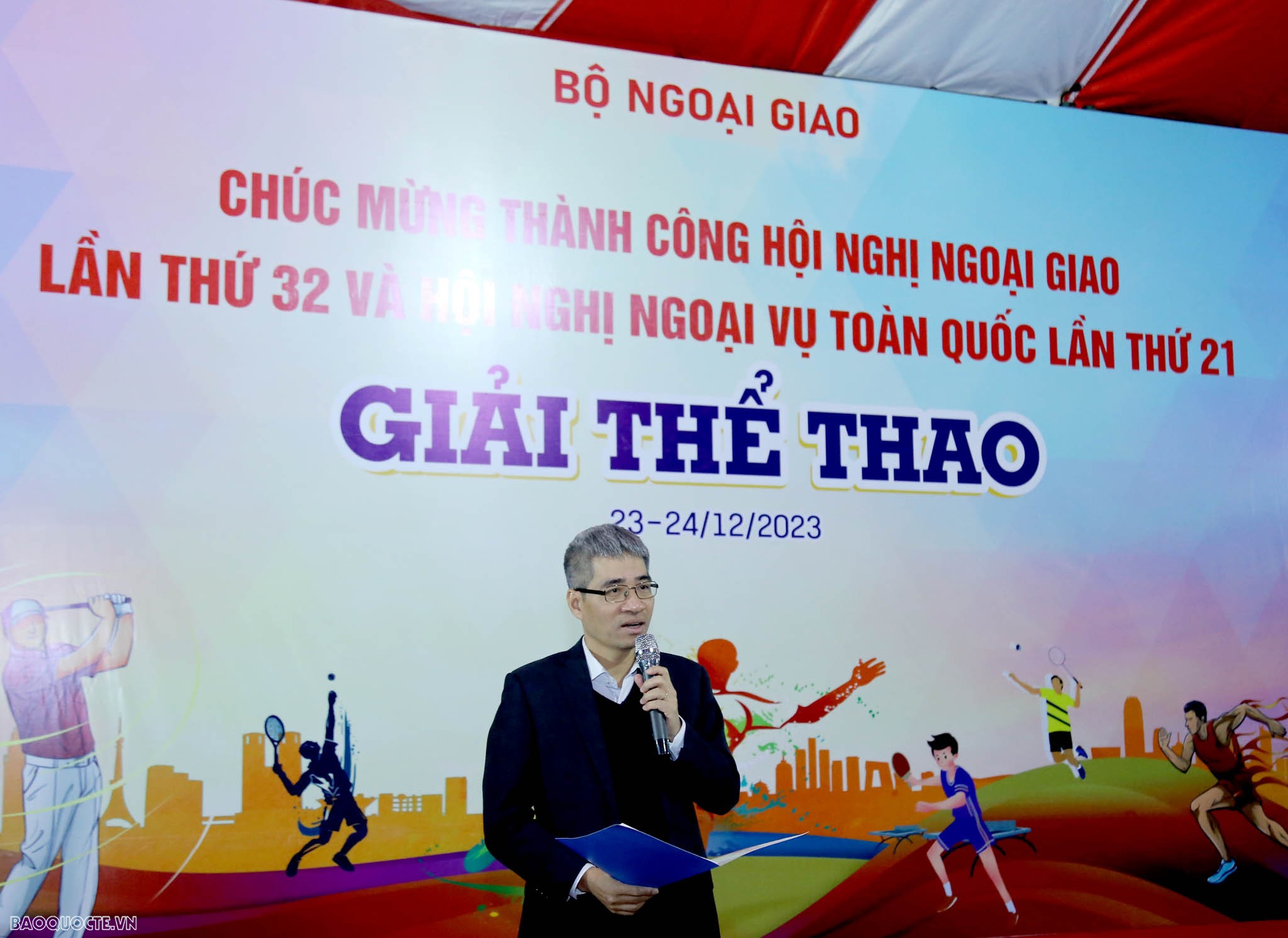 Khai mạc giải thể thao chào mừng Hội nghị Ngoại giao 32 và Hội nghị Ngoại vụ 21