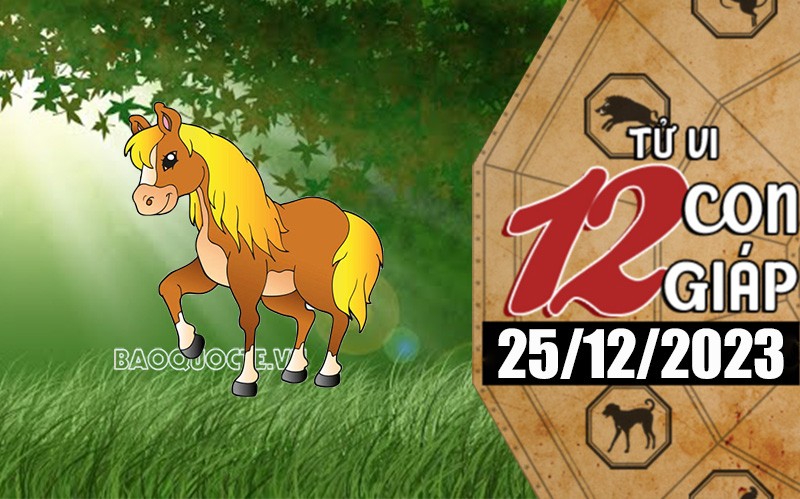 Tử vi hôm nay, xem tử vi 12 con giáp hôm nay ngày 25/12/2023: Tuổi Ngọ tình cảm ngọt ngào