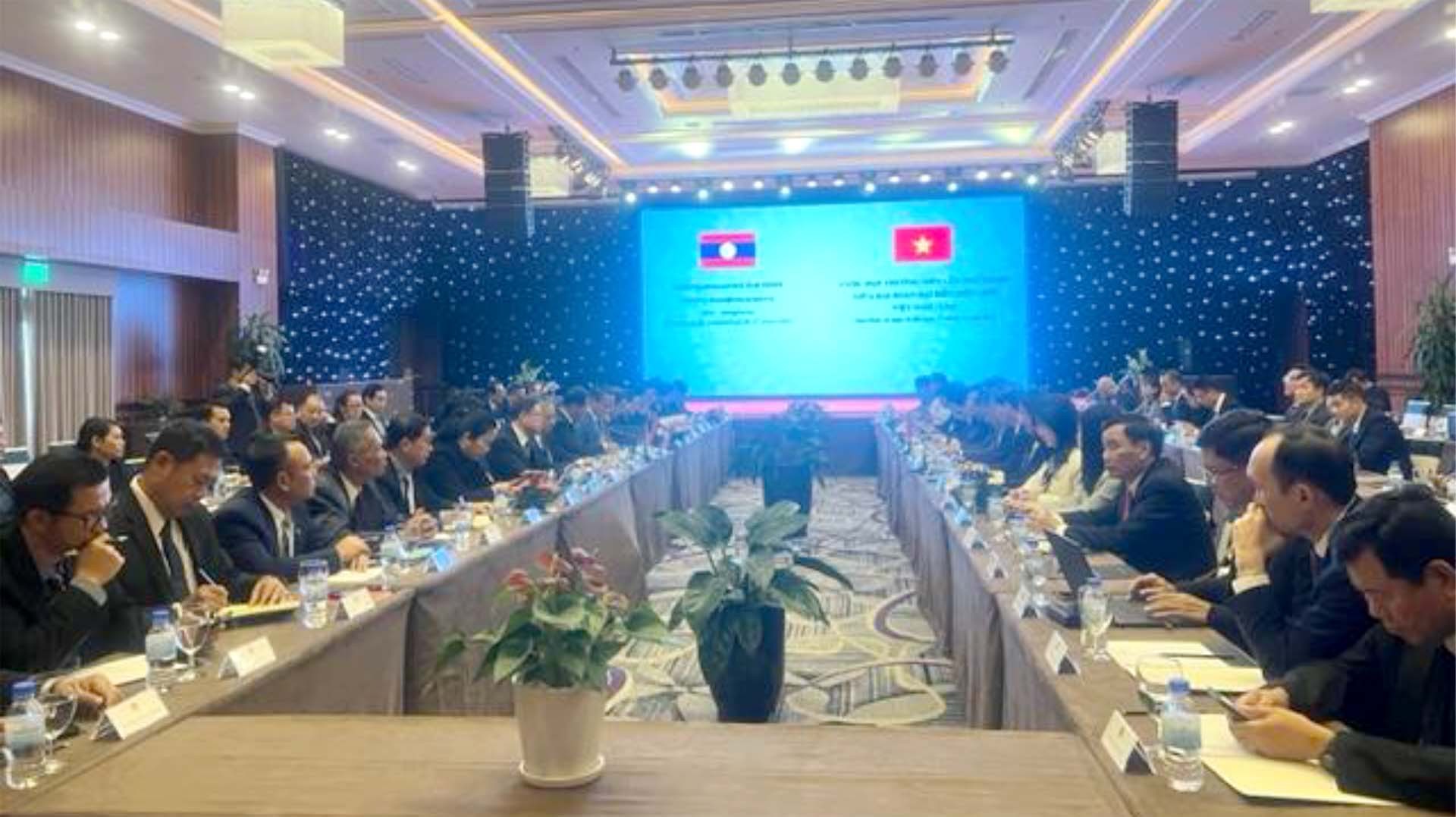 Quang cảnh cuộc họp. (Ảnh: Thu Dung)