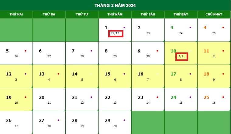 Hôm nay là ngày mấy âm lịch? Lịch âm lịch năm 2024