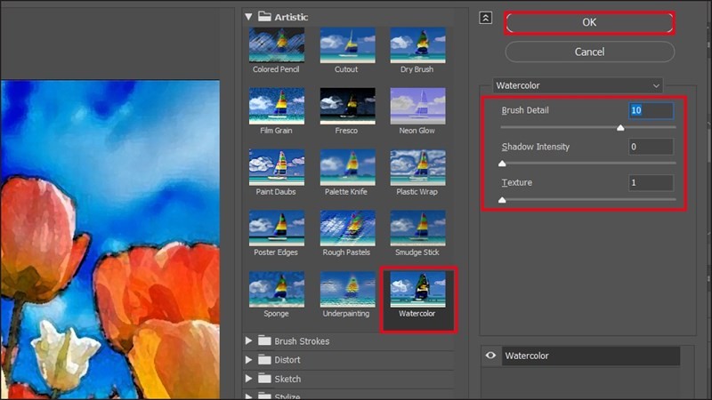 Cách làm tranh màu nước bằng Photoshop từ ảnh thật đơn giản nhất Cách làm tranh màu nước bằng Photoshop từ ảnh thật đơn giản nhất