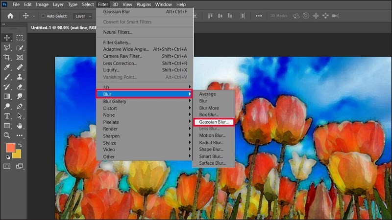 Cách làm tranh màu nước bằng Photoshop từ ảnh thật đơn giản nhất Cách làm tranh màu nước bằng Photoshop từ ảnh thật đơn giản nhất