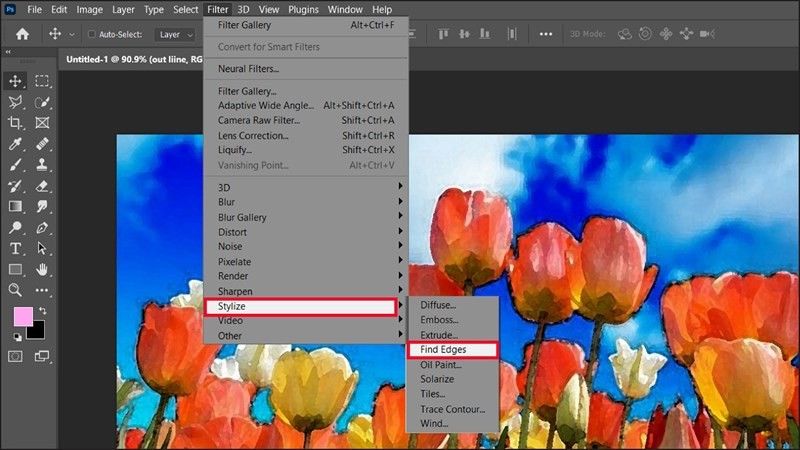 Cách làm tranh màu nước bằng Photoshop từ ảnh thật đơn giản nhất Cách làm tranh màu nước bằng Photoshop từ ảnh thật đơn giản nhất