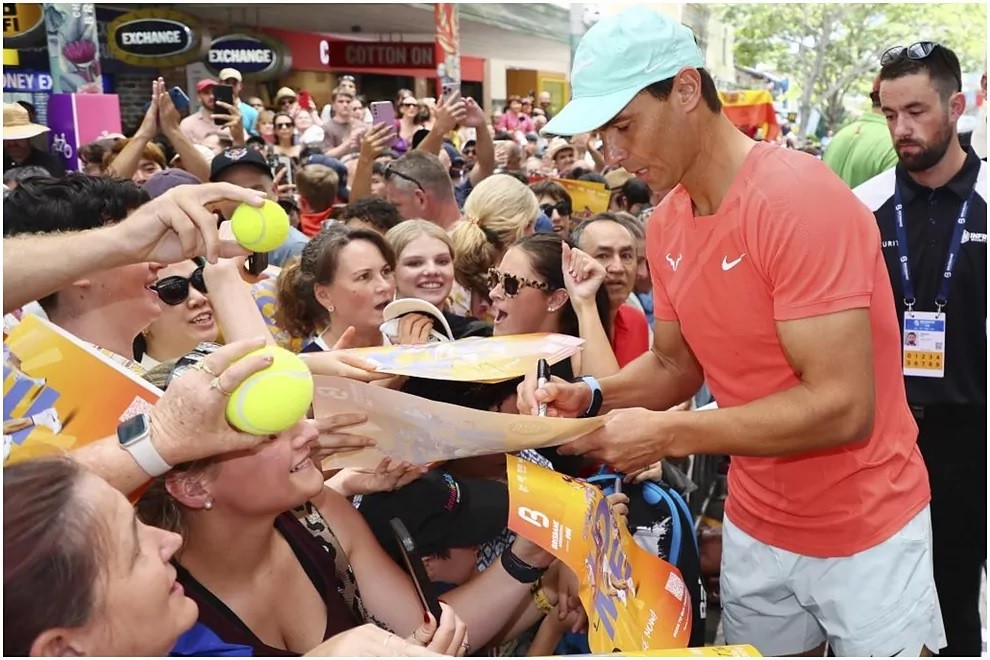 Giải ATP 250 Brisbane International: Rafael Nadal giao lưu và tâm sự với khán giả Giải ATP 250 Brisbane International: Rafael Nadal giao lưu và tâm sự với khán giả