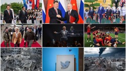 Ảnh ấn tượng năm 2023: ‘Nóng rẫy’ xung đột Nga-Ukraine, chiến sự Israel-Hamas, những mất mát không thể hiểu nổi, 'nở rộ' các chuyến công du lịch sử