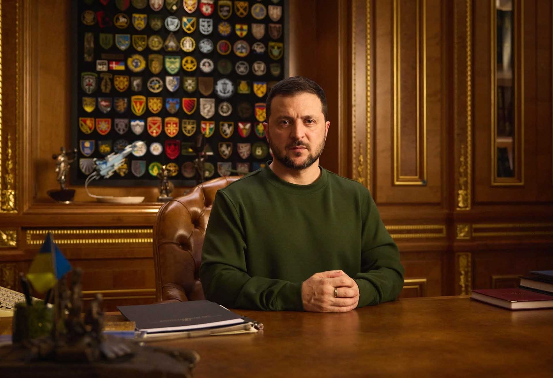 Tổng thống Ukraine V. Zelensky. Tổng thống Ukraine V. Zelensky.