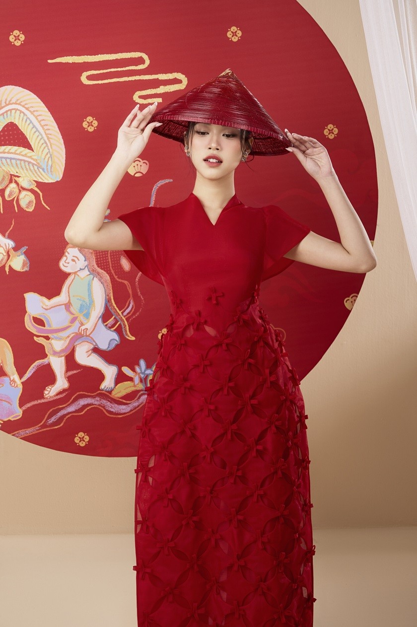 Top 3 Hoa hậu Việt Nam 2022 - áo dài Tết