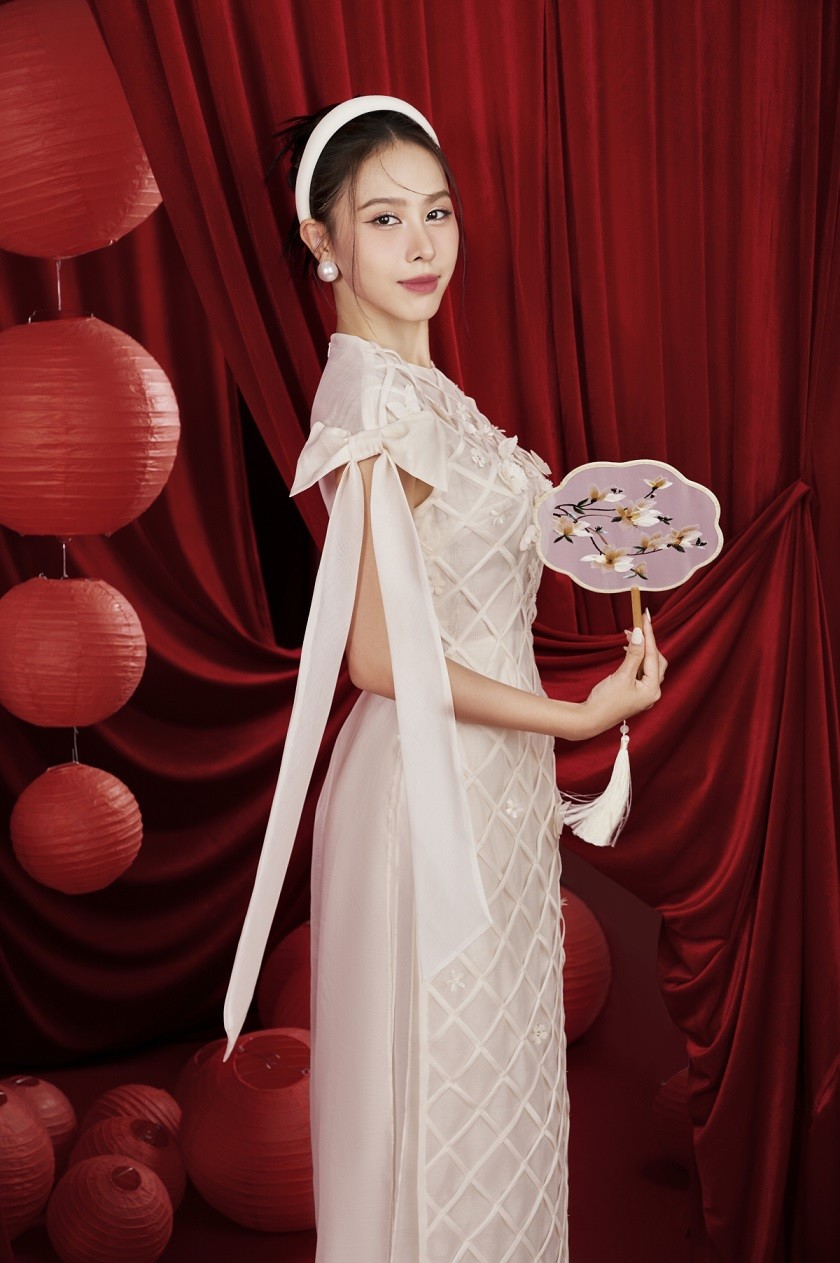 Top 3 Hoa hậu Việt Nam 2022 - áo dài Tết