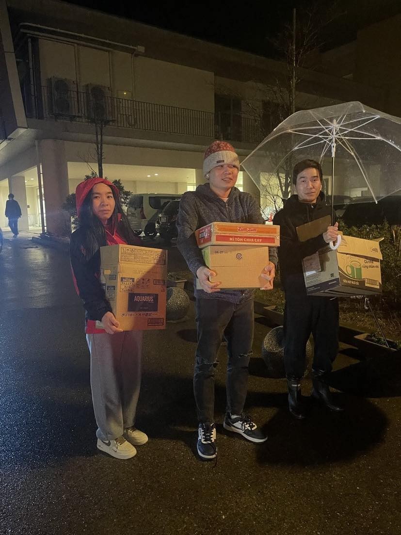 Ấm tình Việt-Nhật ở vùng tâm chấn động đất Ấm tình Việt-Nhật ở vùng tâm chấn động đất