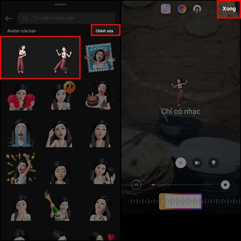 Cách chèn sticker nhảy theo nhạc trên Story Instagram cực thú vị