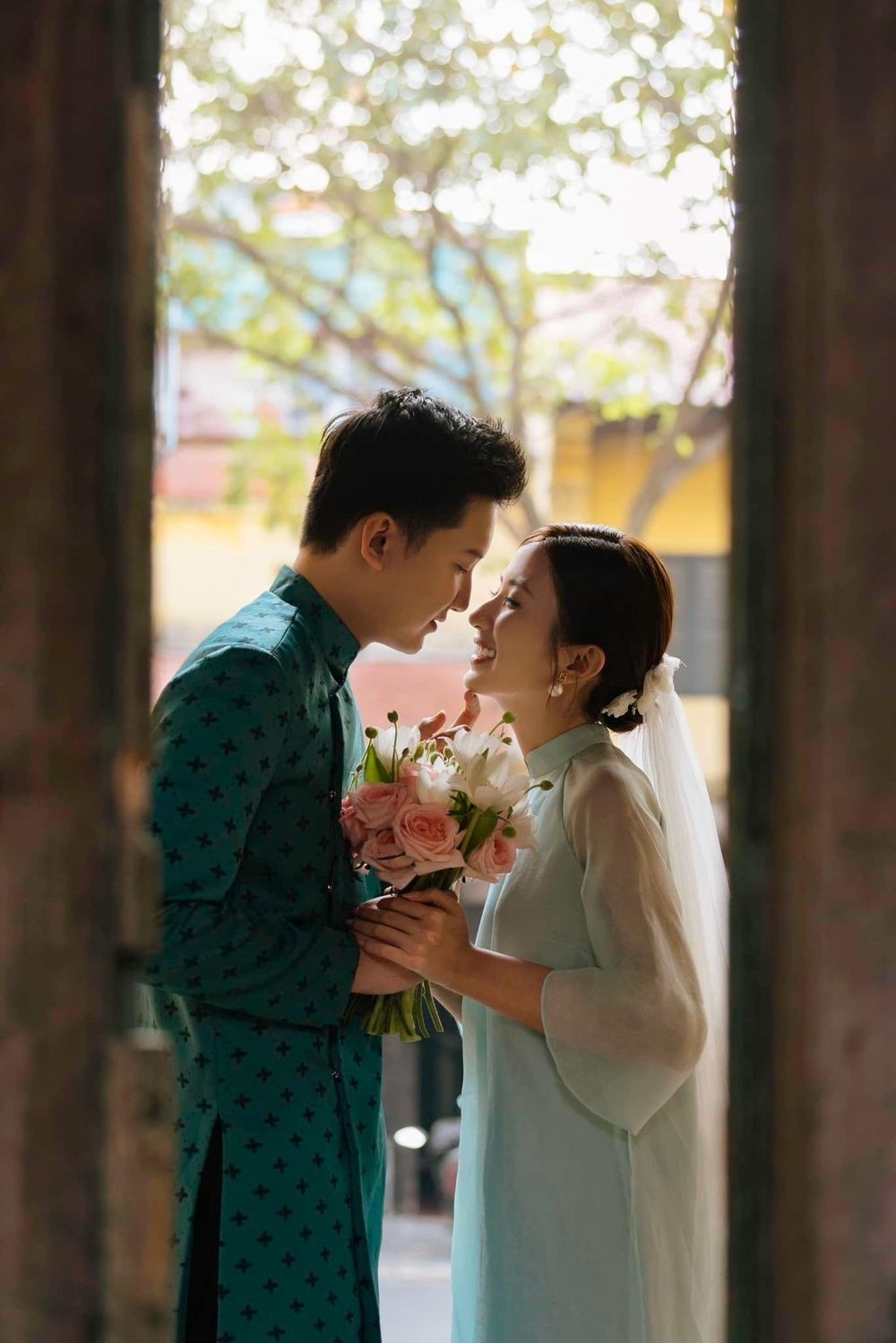 Ảnh cưới đầy thơ mộng của diễn viên Ngọc Huyền 'Thương ngày nắng về'