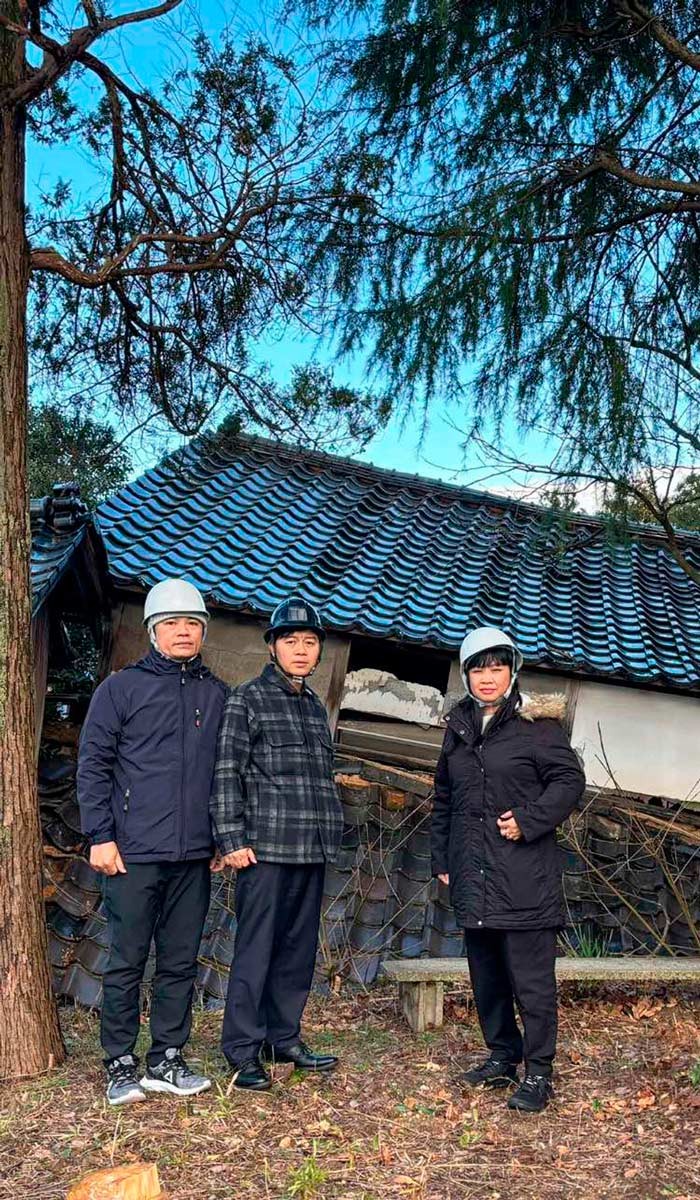 “Ishikawa đón chúng tôi với bầu trời trong xanh cùng những làn mây trắng nhẹ nhàng, nắng đẹp”.