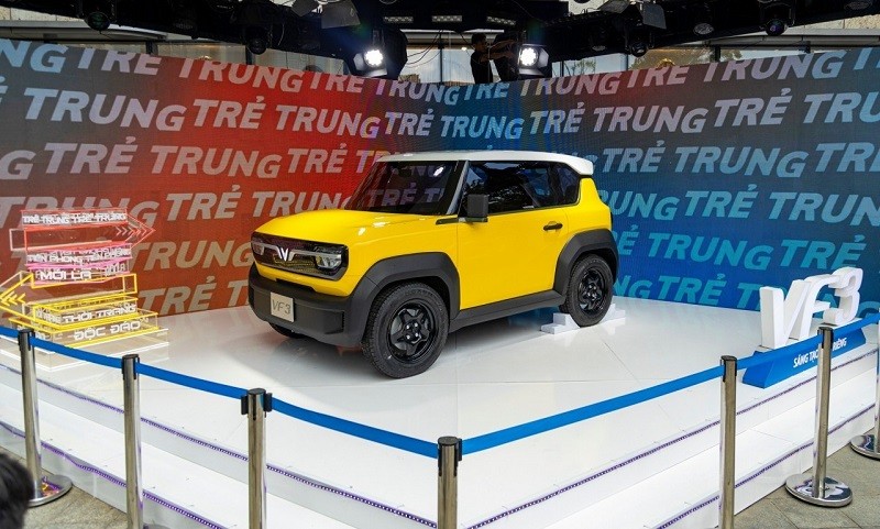 VF3 đang là mẫu xe điện được nhiều khách hàng mong chờ trong năm 2024.