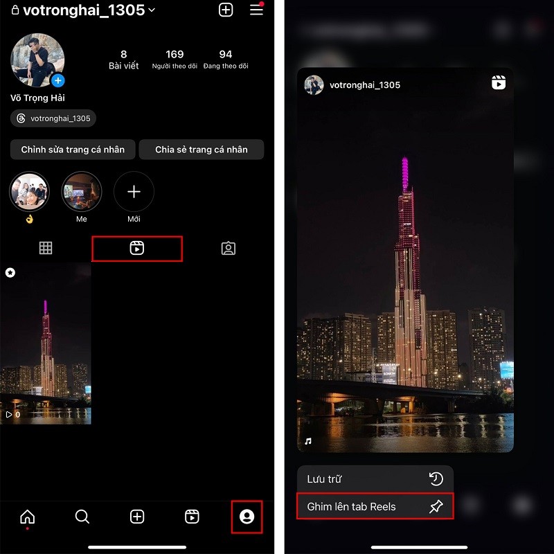 Hướng dẫn cách ghim video Reels Instagram nhanh chóng, đơn giản