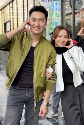 Chúng ta của 8 năm sau: Những hình ảnh thân thiết của Phan Minh Huyền và Mạnh Trường nơi hậu trường