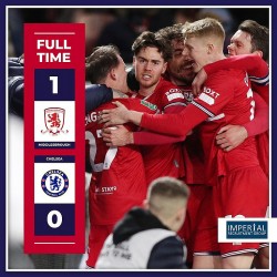 Bán kết cúp Liên đoàn Anh: Hình ảnh trận đấu Middlesbrough thắng quả cảm trước Chelsea