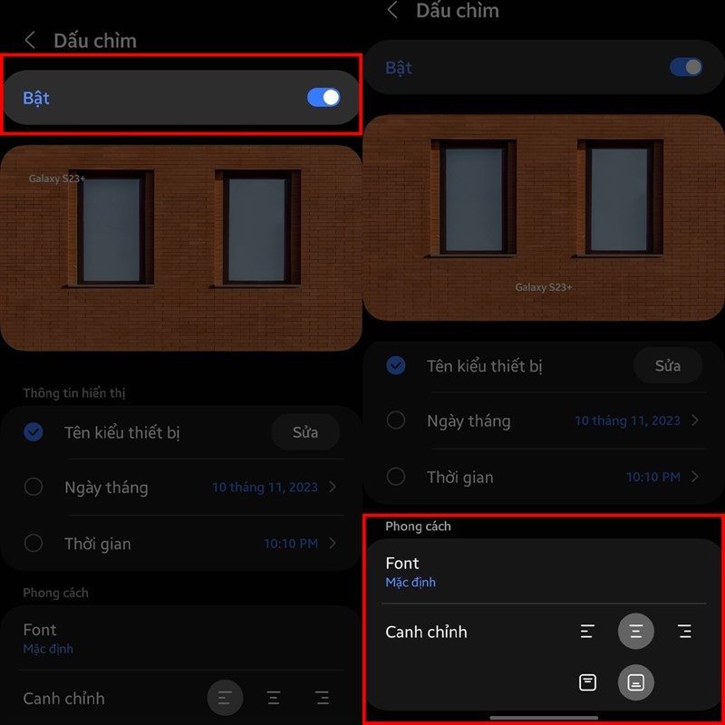 Hướng dẫn chỉnh vị trí watermark cho ảnh trên One UI 6.0 cực đơn giản Hướng dẫn chỉnh vị trí watermark cho ảnh trên One UI 6.0 cực đơn giản