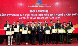 Năm 2024, toàn quốc phấn đấu tiếp nhận khoảng 1,6 triệu đơn vị máu; tỷ lệ người HMTN là 99%