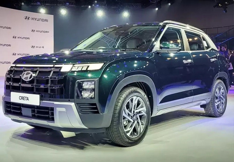 Cận cảnh Hyundai Creta 2024 vừa ra mắt tại Ấn Độ, giá từ 324 triệu đồng