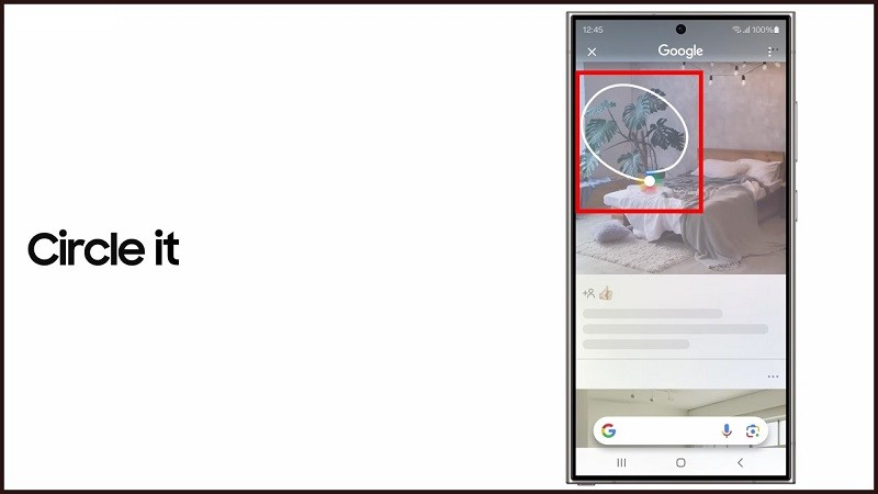 Cách dùng vòng tròn tìm kiếm với Galaxy AI siêu nhanh chóng, tiện lợi Cách dùng vòng tròn tìm kiếm với Galaxy AI siêu nhanh chóng, tiện lợi