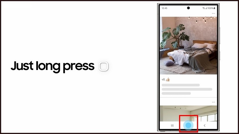 Cách dùng vòng tròn tìm kiếm với Galaxy AI siêu nhanh chóng, tiện lợi Cách dùng vòng tròn tìm kiếm với Galaxy AI siêu nhanh chóng, tiện lợi